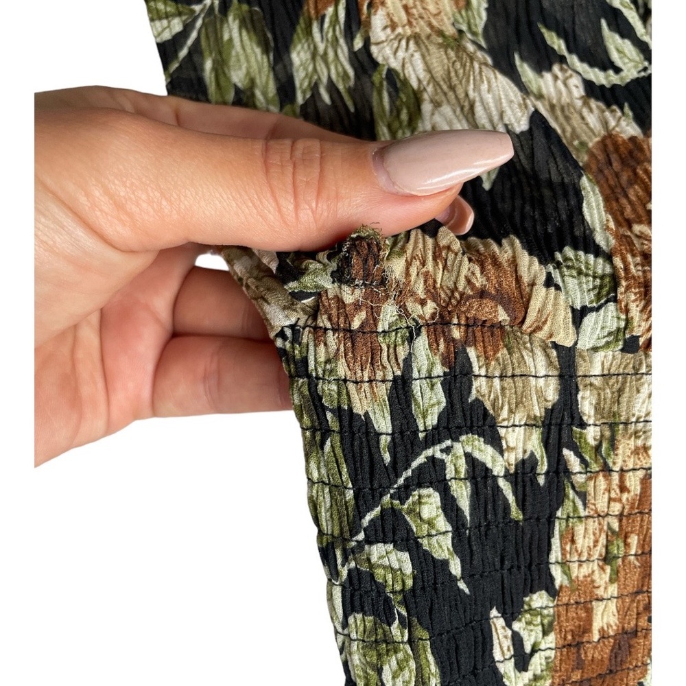 Floral One-shoulder Mini Dress Size 6 - Picture 6 of 7